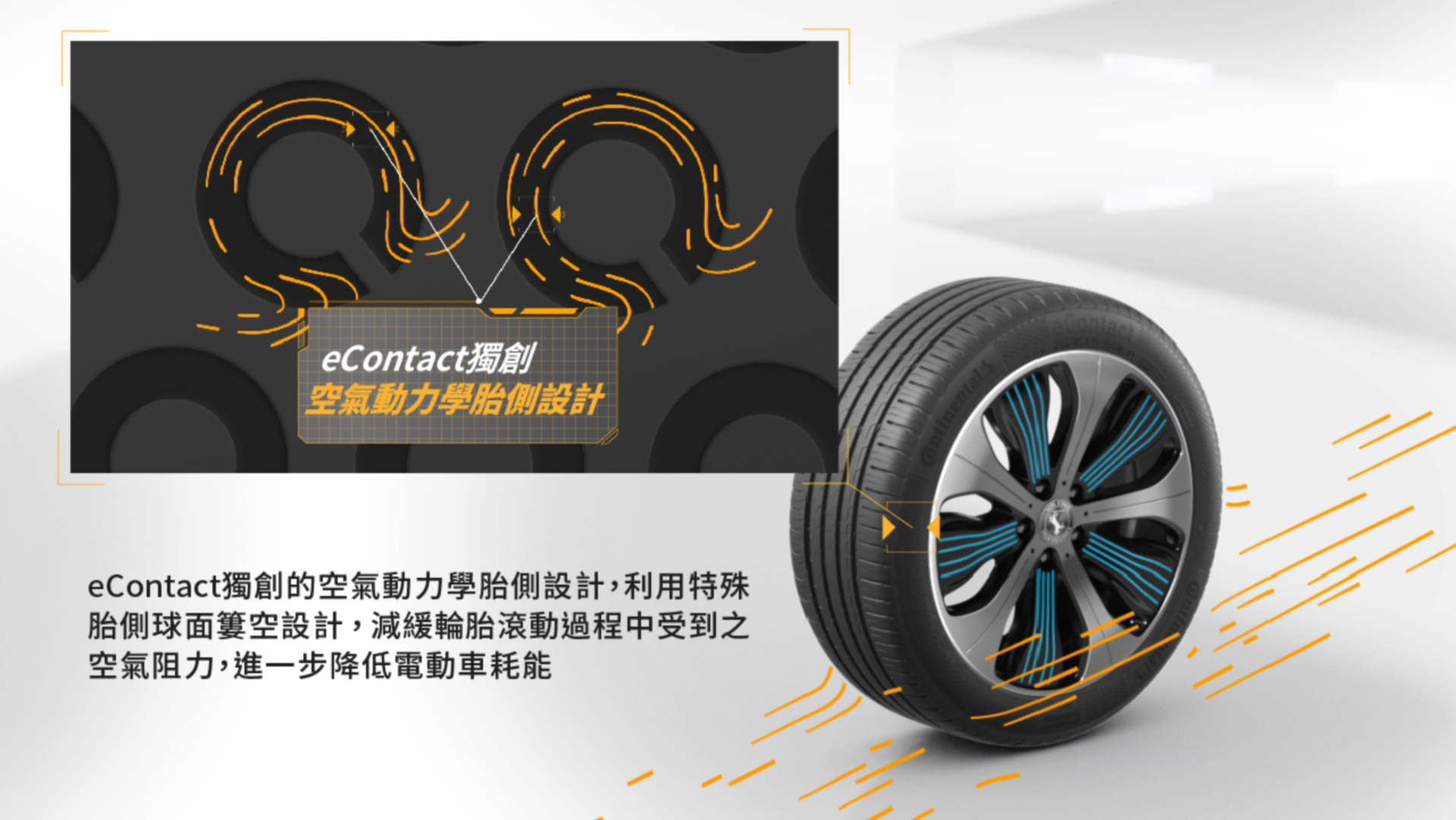 SMALL_新聞圖四　eContact空氣動力學胎側設計 減少行駛風阻產生的耗能